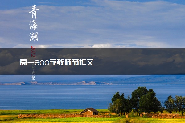高一800字教师节作文