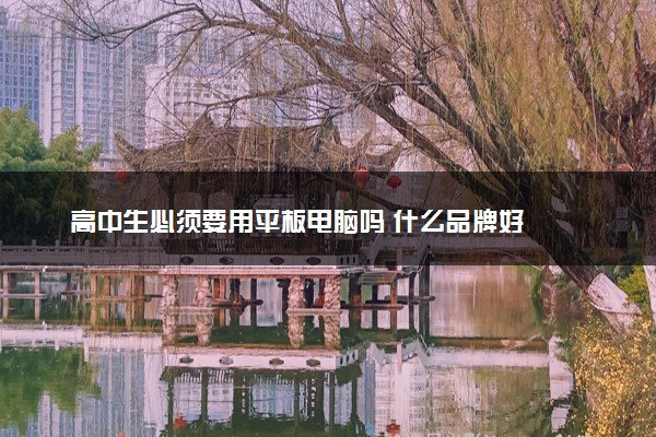 高中生必须要用平板电脑吗 什么品牌好