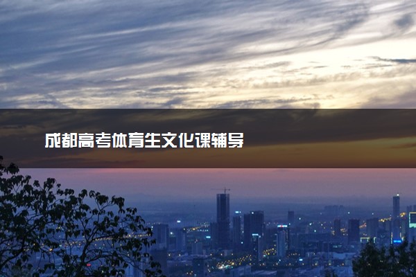 成都高考体育生文化课辅导