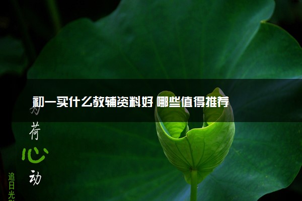 初一买什么教辅资料好 哪些值得推荐