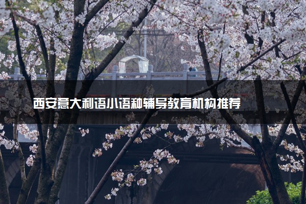 西安意大利语小语种辅导教育机构推荐
