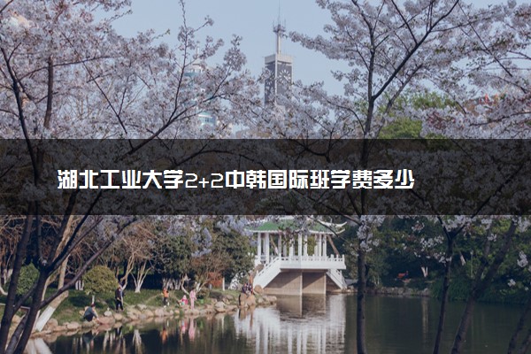 湖北工业大学2+2中韩国际班学费多少