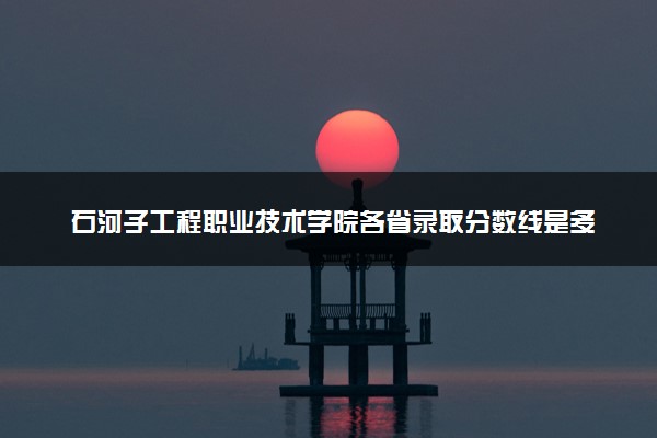 石河子工程职业技术学院各省录取分数线是多少 投档最低分及位次(2024年高考参考)