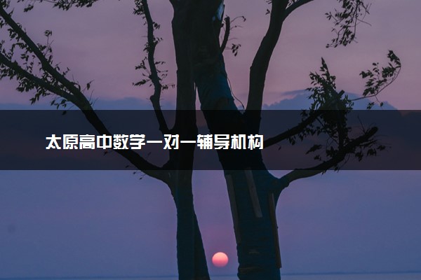 太原高中数学一对一辅导机构