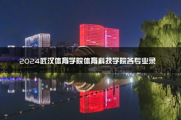 2024武汉体育学院体育科技学院各专业录取分数线及位次 各省录取最低分是多少