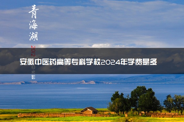 安徽中医药高等专科学校2024年学费是多少及各专业收费标准