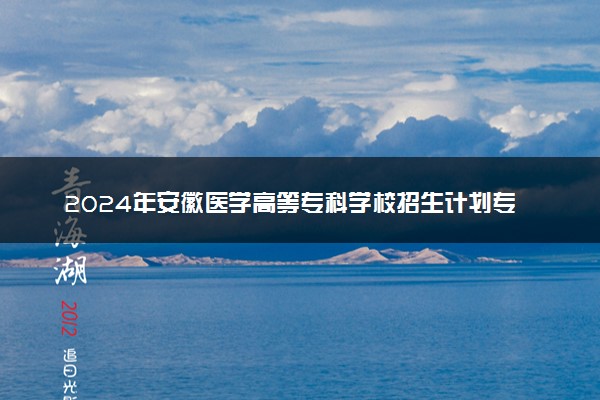 2024年安徽医学高等专科学校招生计划专业及各省录取分数线位次