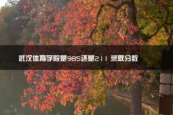 武汉体育学院是985还是211 录取分数线是多少