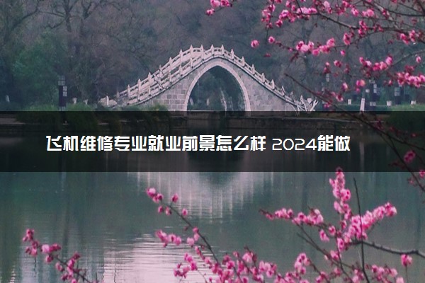 飞机维修专业就业前景怎么样 2024能做什么工作