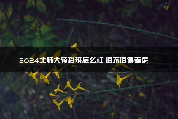 2024北师大预科班怎么样 值不值得考虑