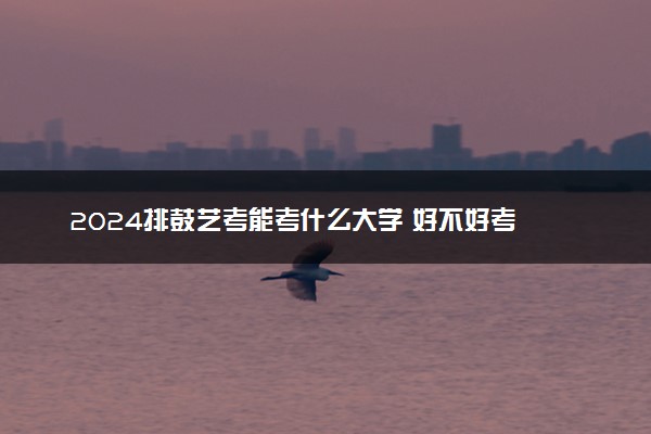2024排鼓艺考能考什么大学 好不好考