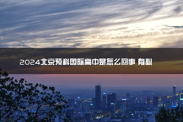 2024北京预科国际高中是怎么回事 有必要上吗