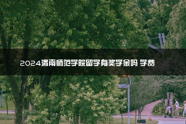2024渭南师范学院留学有奖学金吗 学费多少