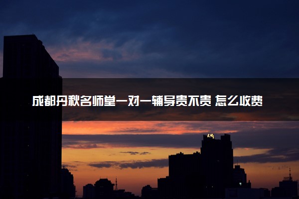 成都丹秋名师堂一对一辅导贵不贵 怎么收费
