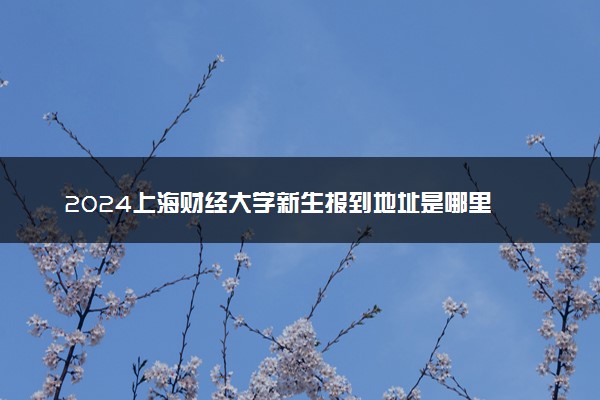 2024上海财经大学新生报到地址是哪里 来校路线有哪些