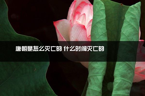 唐朝是怎么灭亡的 什么时间灭亡的