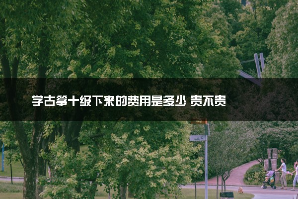 学古筝十级下来的费用是多少 贵不贵