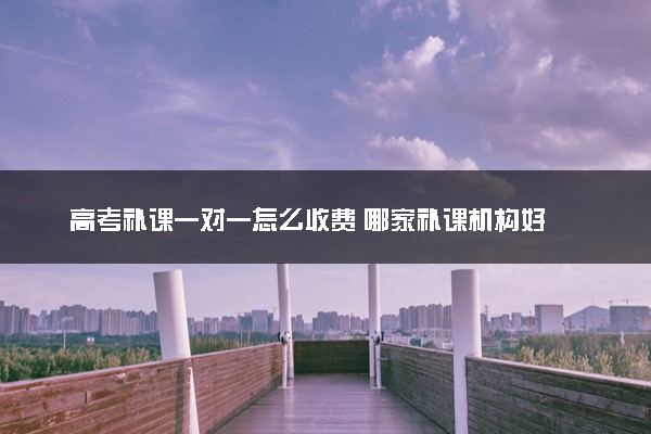 高考补课一对一怎么收费 哪家补课机构好