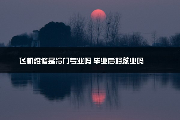 飞机维修是冷门专业吗 毕业后好就业吗