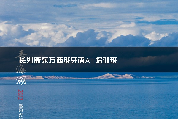 长沙新东方西班牙语A1培训班