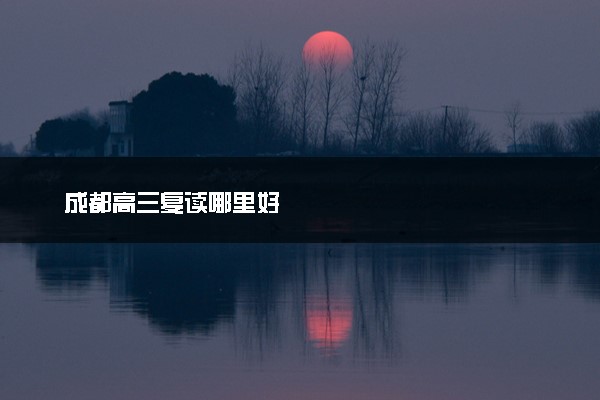 成都高三复读哪里好