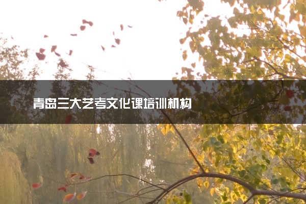 青岛三大艺考文化课培训机构