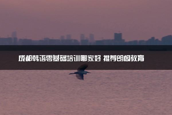 成都韩语零基础培训哪家好 推荐朗阁教育