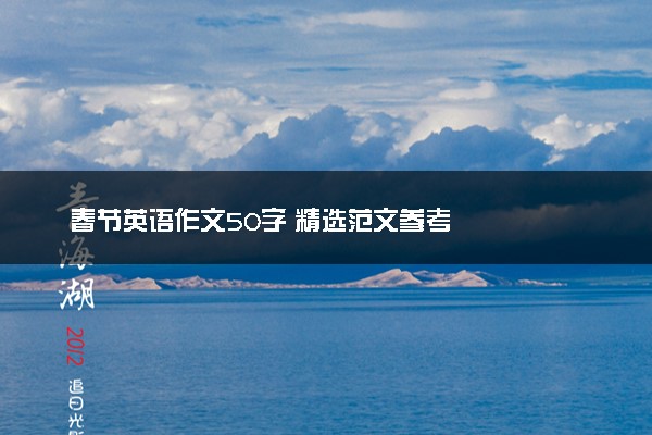 春节英语作文50字 精选范文参考