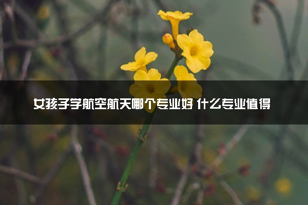 女孩子学航空航天哪个专业好 什么专业值得选