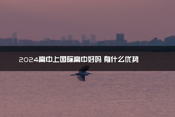 2024高中上国际高中好吗 有什么优势