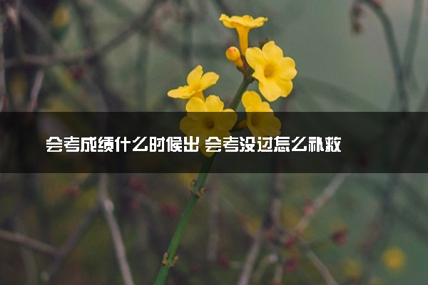 会考成绩什么时候出 会考没过怎么补救