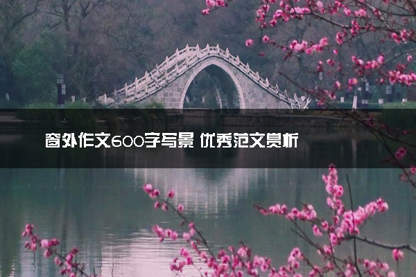 窗外作文600字写景 优秀范文赏析