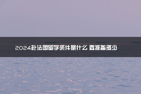 2024赴法国留学条件是什么 要准备多少钱