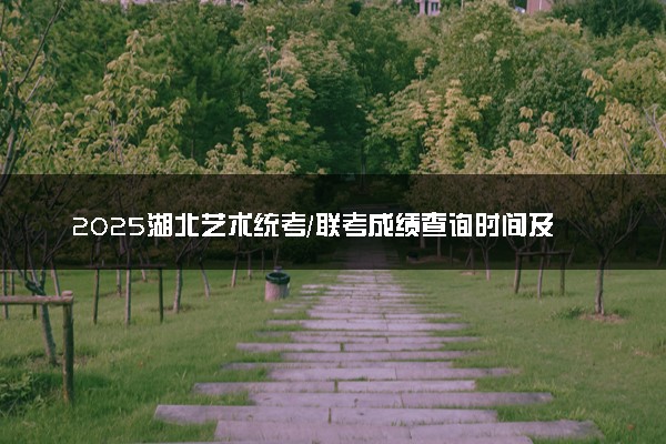 2025湖北艺术统考/联考成绩查询时间及入口 具体查询步骤