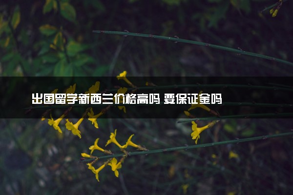出国留学新西兰价格高吗 要保证金吗