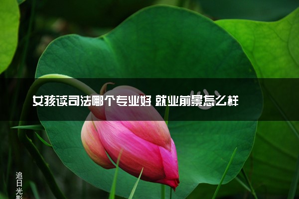 女孩读司法哪个专业好 就业前景怎么样