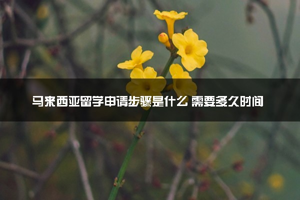 马来西亚留学申请步骤是什么 需要多久时间