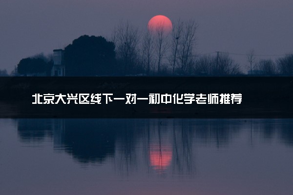 北京大兴区线下一对一初中化学老师推荐
