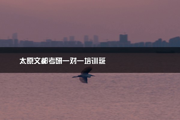 太原文都考研一对一培训班