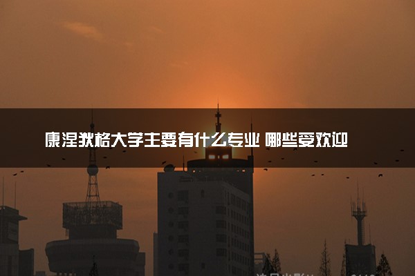 康涅狄格大学主要有什么专业 哪些受欢迎