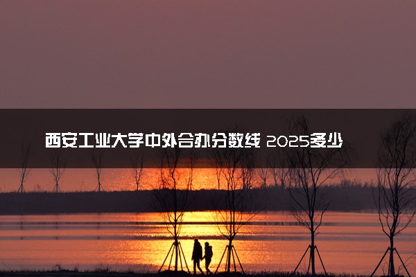 西安工业大学中外合办分数线 2025多少分能录取
