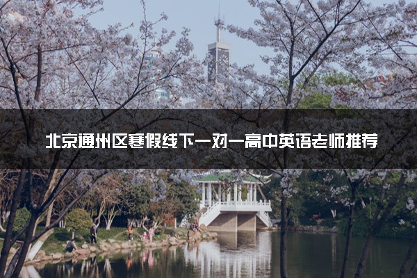 北京通州区寒假线下一对一高中英语老师推荐
