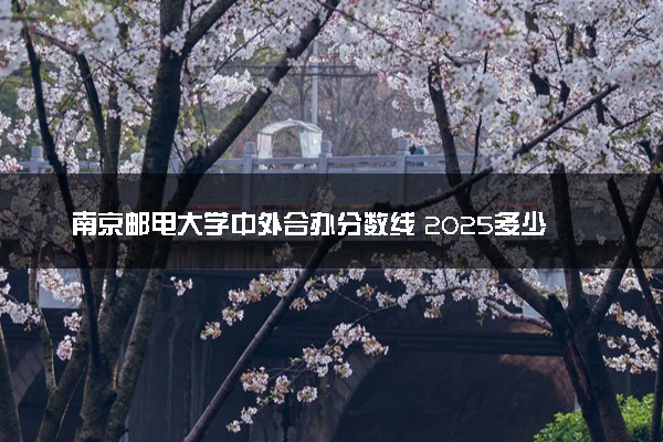 南京邮电大学中外合办分数线 2025多少分能录取