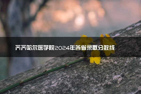 齐齐哈尔医学院2024年各省录取分数线 多少分能考上