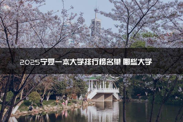 2025宁夏一本大学排行榜名单 哪些大学受欢迎
