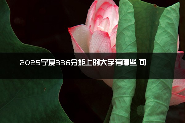2025宁夏336分能上的大学有哪些 可以报考院校名单