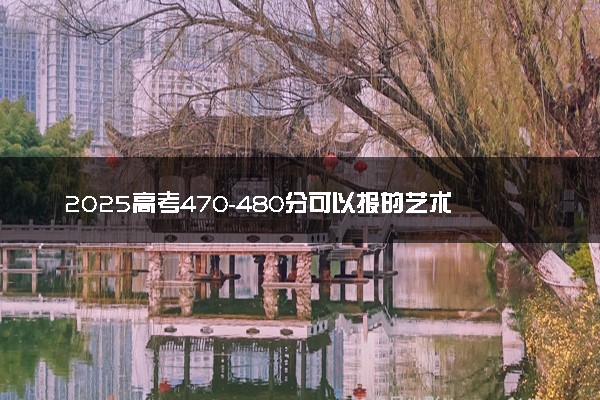 2025高考470-480分可以报的艺术类大学有哪些