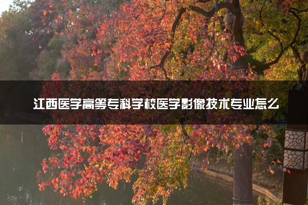 江西医学高等专科学校医学影像技术专业怎么样 录取分数线多少