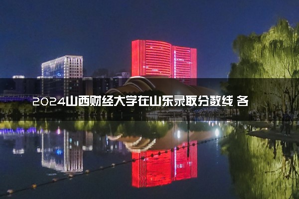 2024山西财经大学在山东录取分数线 各专业分数及位次