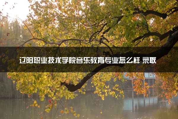 辽阳职业技术学院音乐教育专业怎么样 录取分数线多少